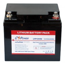 LiFePO4 акумулятор LFP12-50 CSPower (12.8В, 50 А*год, 640 Вт)