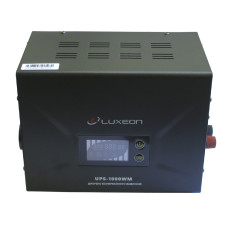 LUXEON UPS-1000WM (OFF-LINE, 12В/600Вт, синусоїда, для котла та малопотужної електроніки)