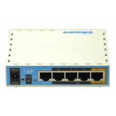 MikroTik hAP RB951Ui-2nD (Wi-Fi 300M@2.4G, 2T2R, 5xLAN@100M, USB, под модем 3G/4G)