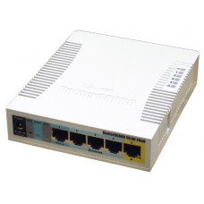 MikroTik RB951Ui-2HnD (Wi-Fi 300M@2.4G, 2T2R, 5xLAN@100M, USB, под модем 3G/4G, мощность 1Вт)